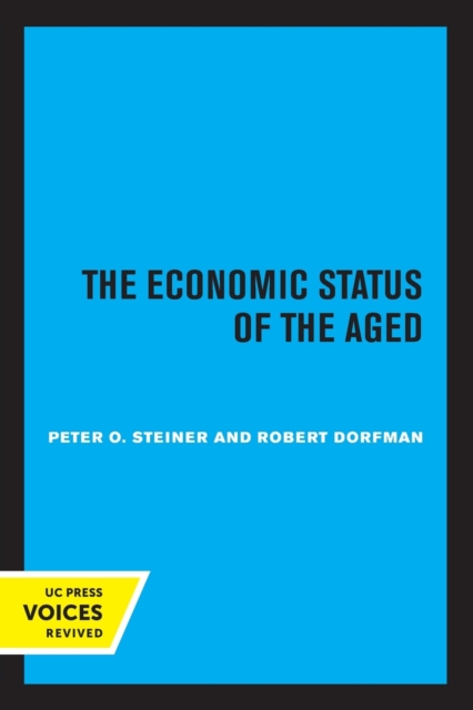 Economic Status of the Aged