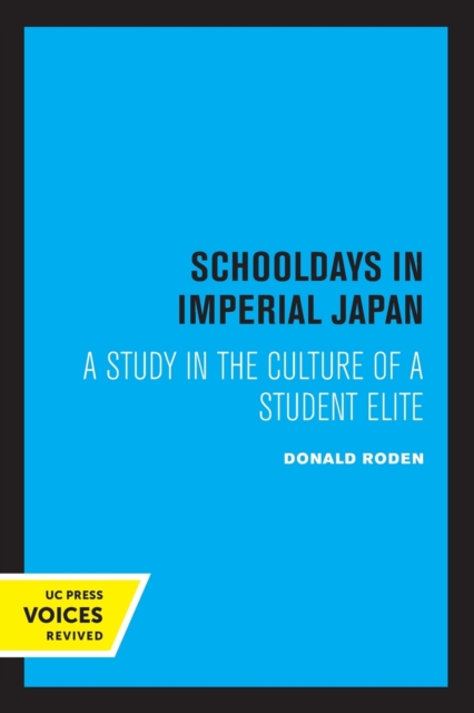 Schooldays in Imperial Japan