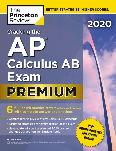 Cracking the AP Calculus AB Exam 2020