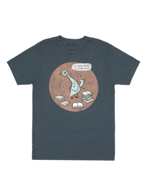 Pigeon: So Many Books Unisex T-Shirt Medium