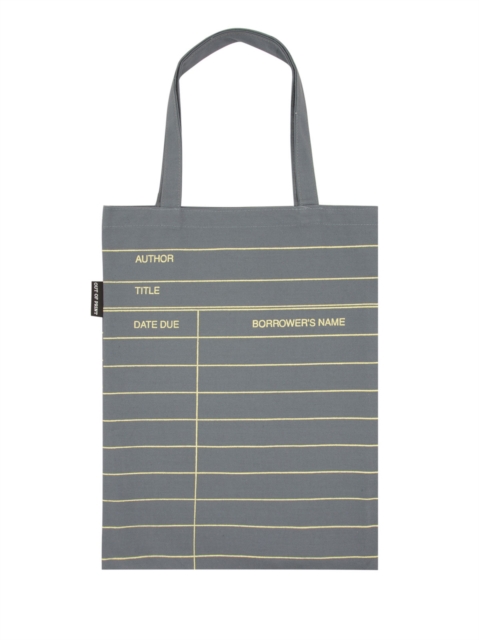 Library Card (Gray) Tote Bag