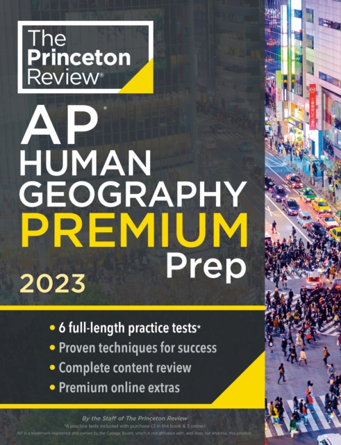 Princeton Review AP Human Geography Premium Prep, 2023