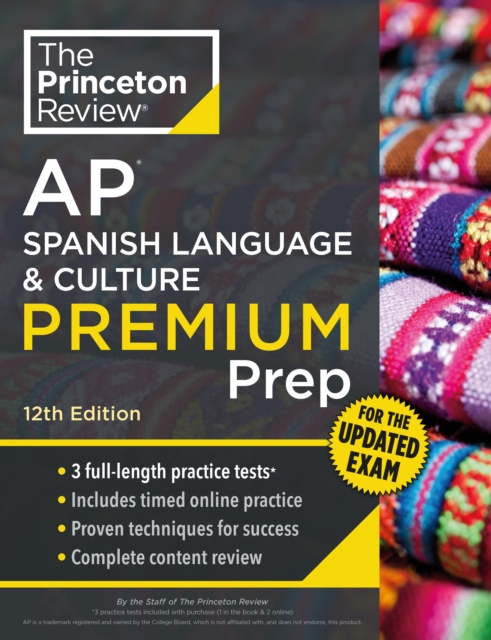 Princeton Review AP Spanish Language & Culture Premium Prep, 12th Edition
