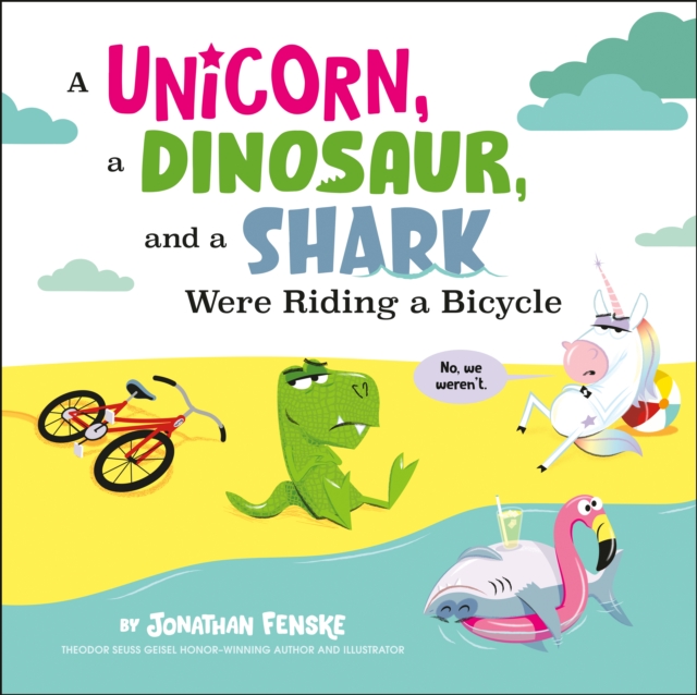 Unicorn, a Dinosaur, and a Shark Were Riding a Bicycle