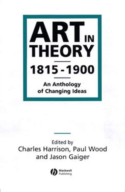 Art in Theory 1815-1900
