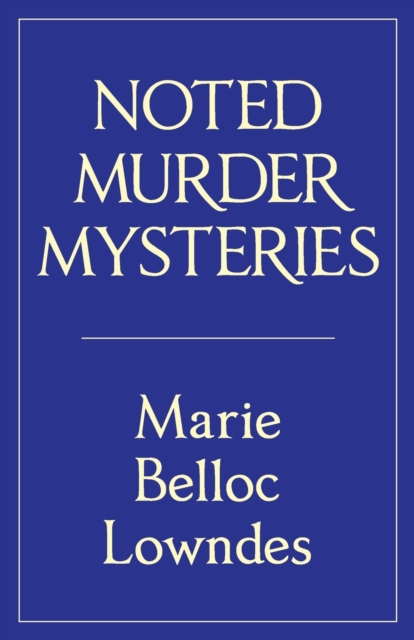 Noted Murder Mysteries