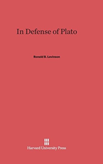 In Defense of Plato