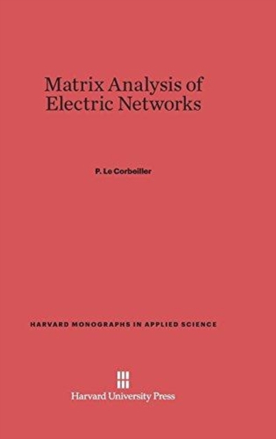 Matrix Analysis of Electric Networks