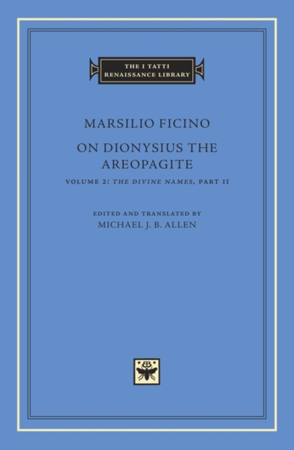 On Dionysius the Areopagite