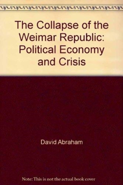 Collapse of the Weimar Republic