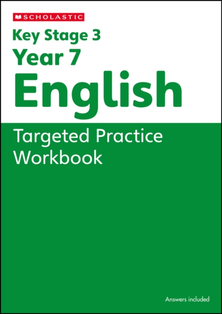 KS3 Year 7 English Targeted Practice Workbook with answers.