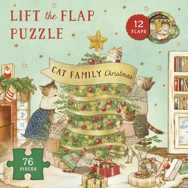Cat Family Christmas Lift-the-Flap Puzzle