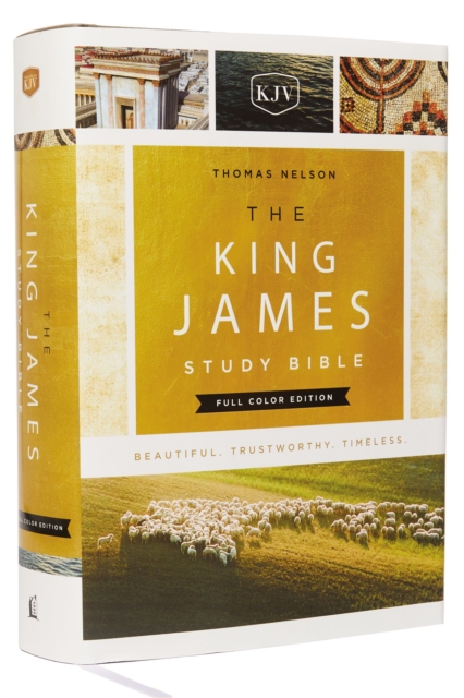 King James Study Bible, Full-Color Edition, Cloth-bound Hardcover, Red Letter