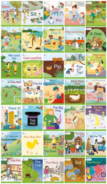 My Letters and Sounds Phonics Phase Two Pink Band A and B Reading Pack