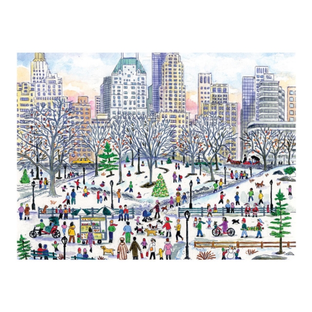 Michael Storrings Winter In Central Park 1000 Piece Puzzle