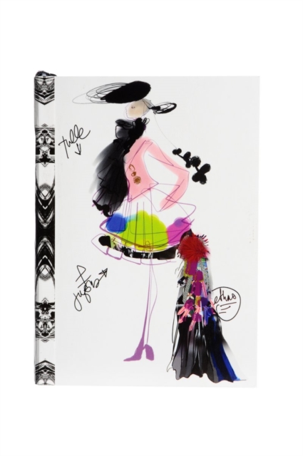 Christian Lacroix Croquis Fashion Sketch A6 6