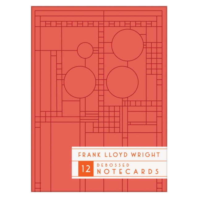 Frank Lloyd Wright Bright Geometric Debossed Notecards