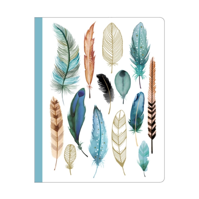 Feathers Deluxe Spiral Notebook