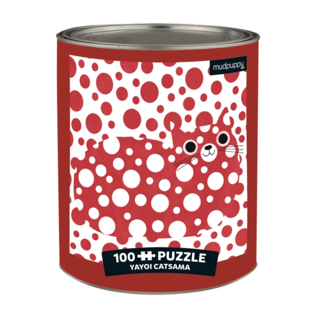 Yayoi Catsama Artsy Cats 100 Piece Puzzle Tin