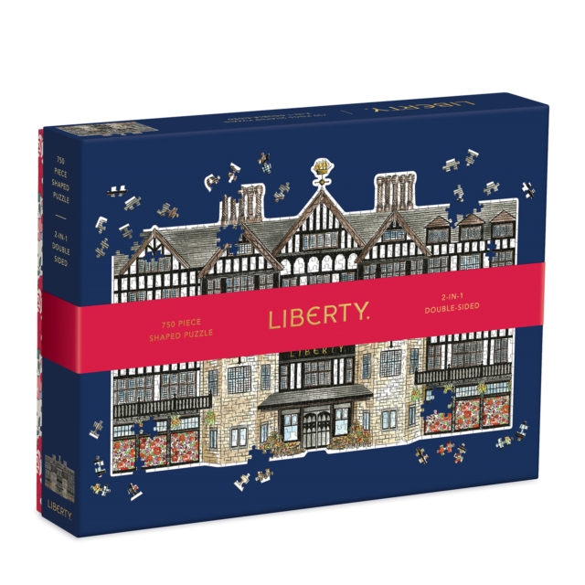 Liberty London Tudor Building 750 Piece Shaped Puzzle