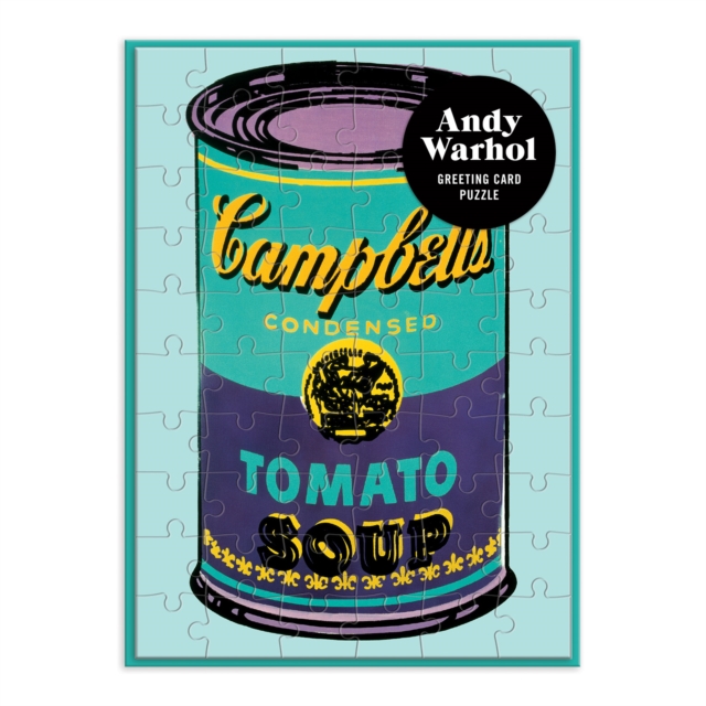 Andy Warhol Soup Can Greeting Card Puzzle