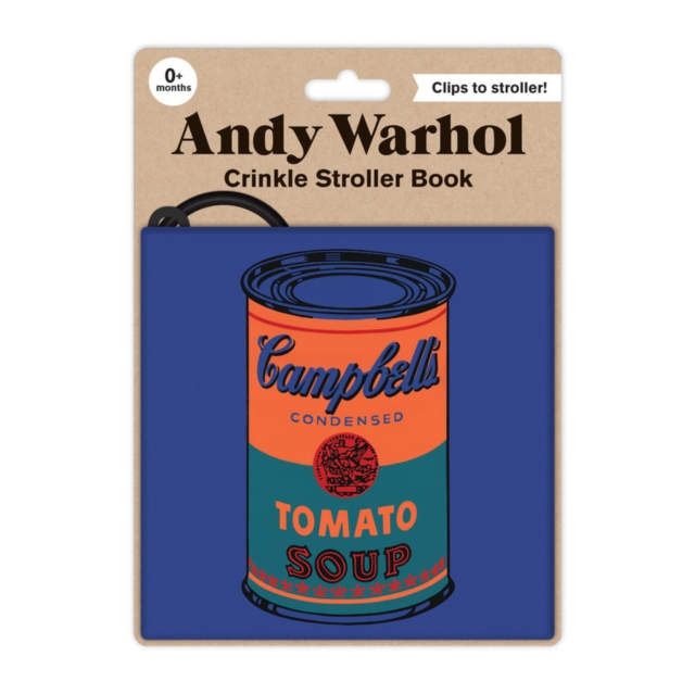 Andy Warhol Crinkle Fabric Stroller Book