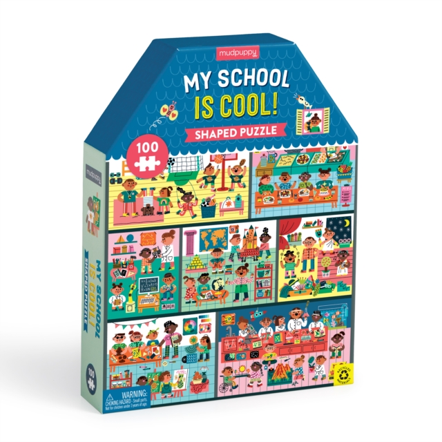 My School is Cool 100 Piece Puzzle House-shaped Puzzle