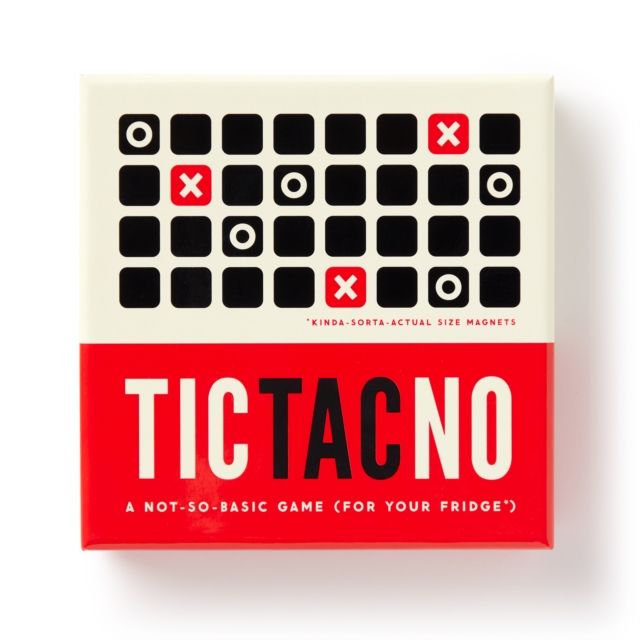 Tic Tac No Magnetic Fridge Game