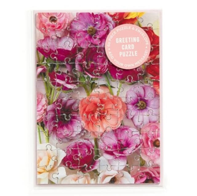 Ranunculus Greeting Card Puzzle