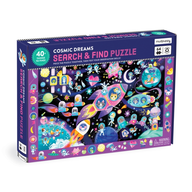 Cosmic Dreams 64 Piece Search & Find Puzzle