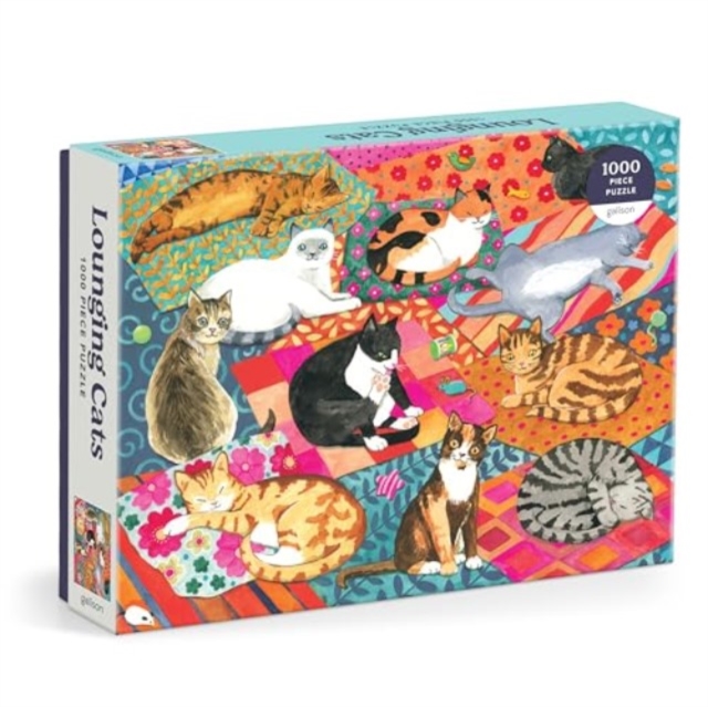 Lounging Cats 1000 Piece Puzzle