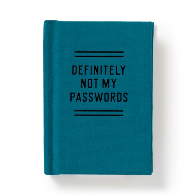 Definitely Not My Passwords Tiny Diary