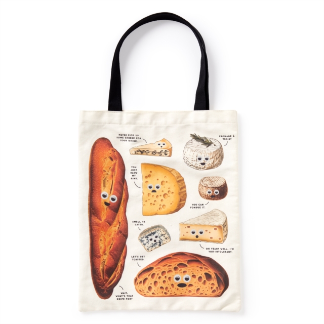 Googly Food Canvas Tote