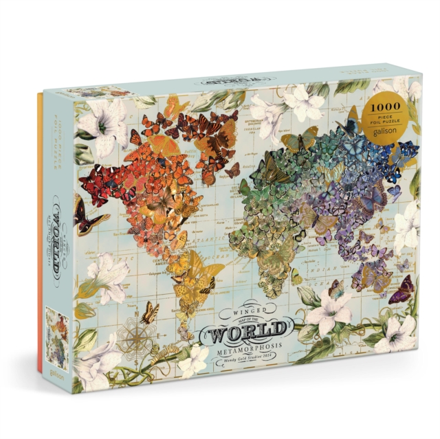 Wendy Gold Winged Metamorphosis 1000 Piece Foil Puzzle