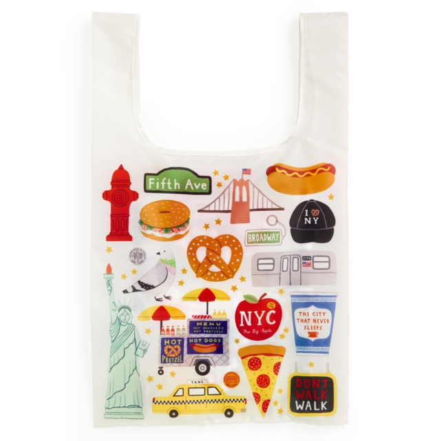 The Big Apple Packable Nylon Tote Bag