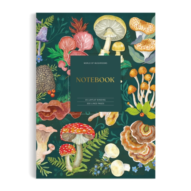 World of Mushrooms Premium A5 Notebook