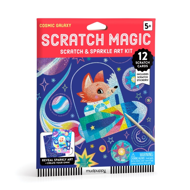 Cosmic Galaxy Scratch & Sparkle Art Activity Kit