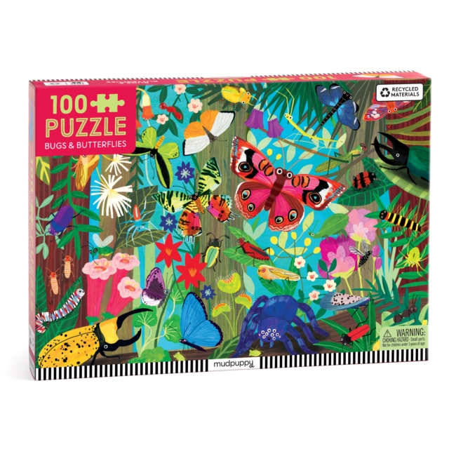 Bugs & Butterflies 100 Piece Puzzle