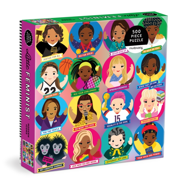 Little Feminist: Modern Icons 500 Piece Family Puzzle