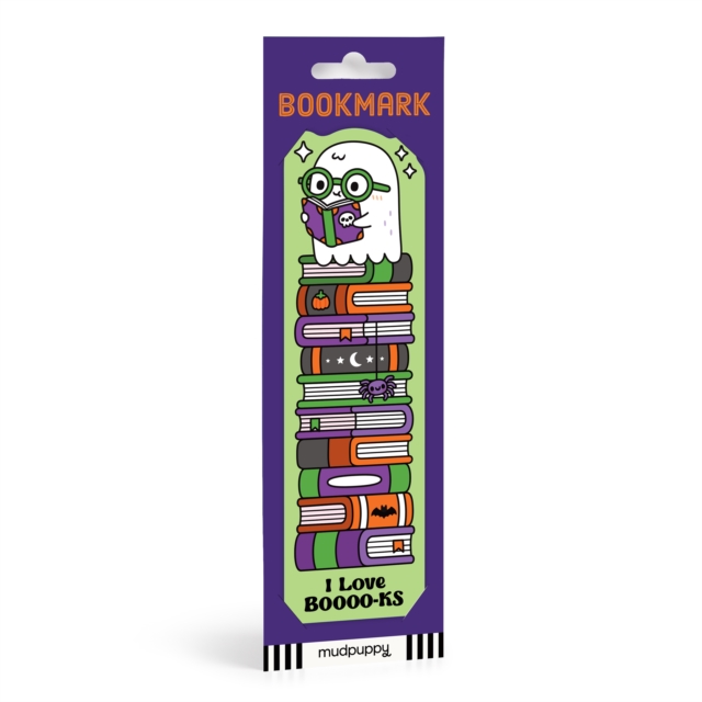 I Love BOOOO-KS Ghost Bookmark