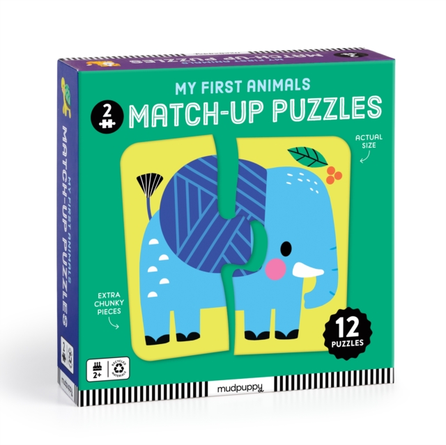 My First Animals 2 Piece Match-up Puzzles