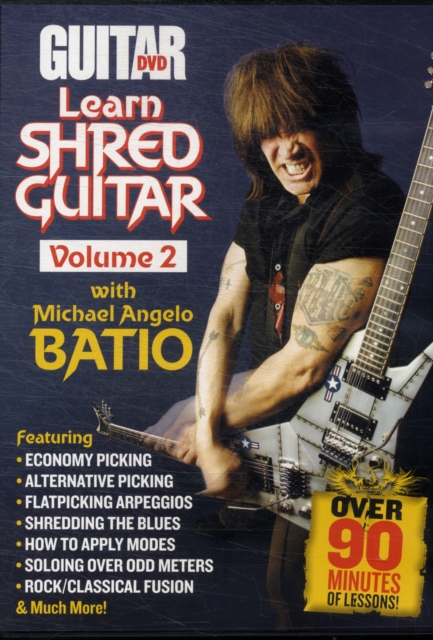 LEARN SHRED GUITAR VOLUME 2 DVD