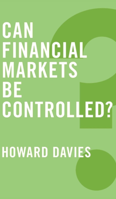 Can Financial Markets be Controlled?