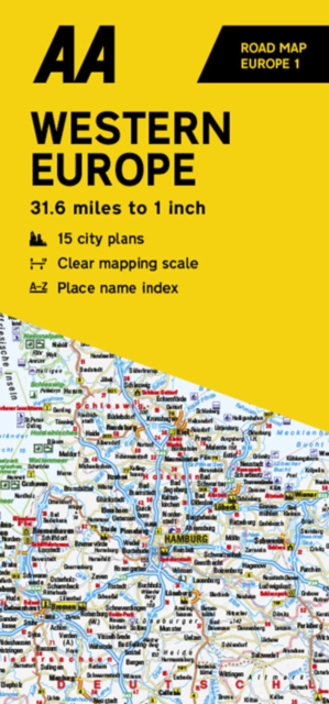 AA Road Map Western Europe