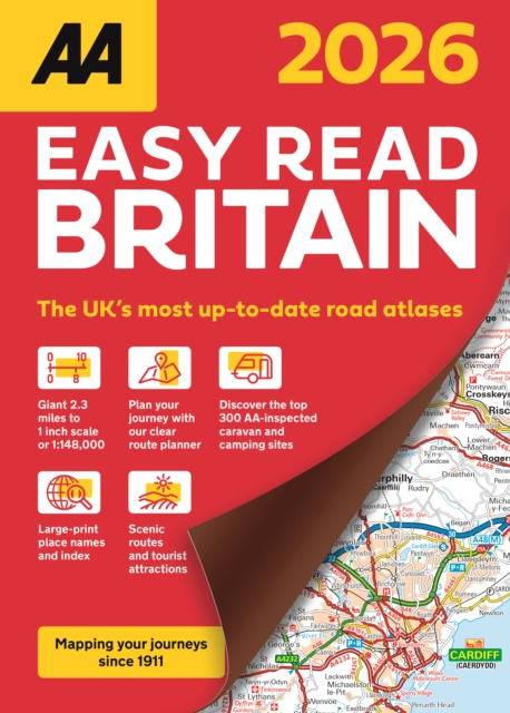 AA Easy Read Atlas Britain 2026