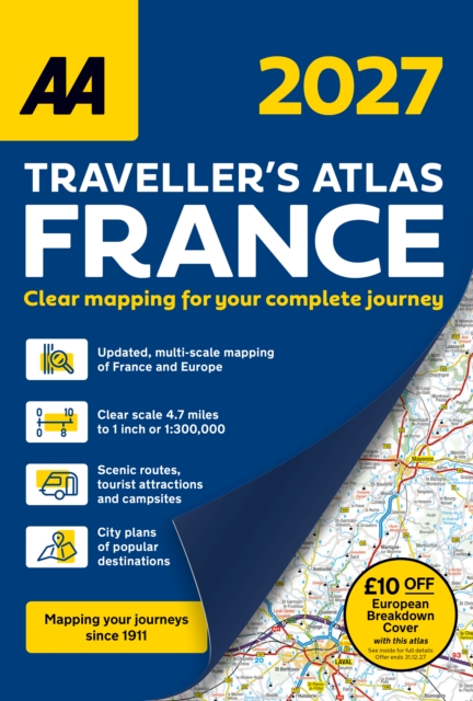 AA Traveller’s Atlas France 2027