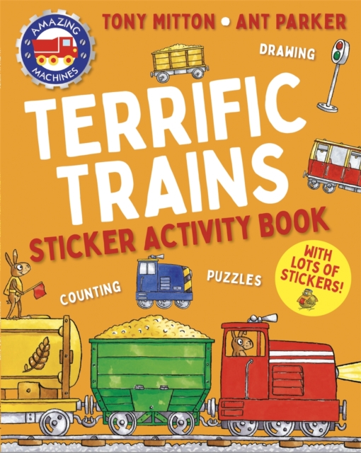 Amazing Machines Terrific Trains Sticker Activity Book