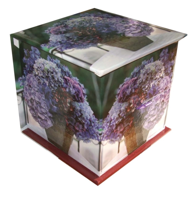 Hydrangea Memo Cube Plus Greeting Cards and Envelope