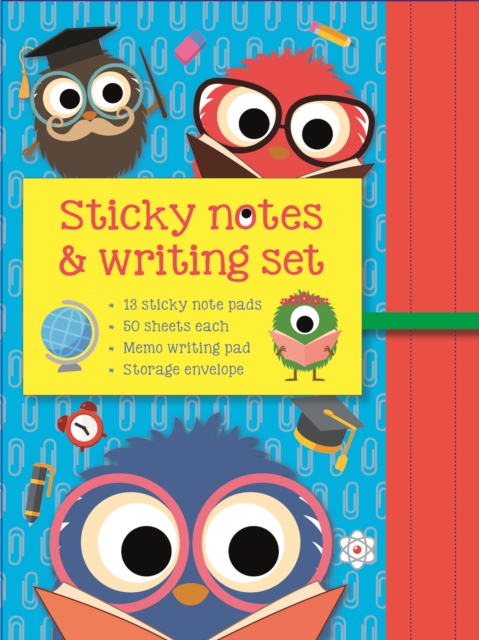 Sticky Notes and Writing Set: School Monsters