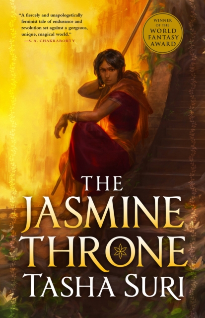 Coperta cărții The Jasmine Throne (Hardcover Library Edition)